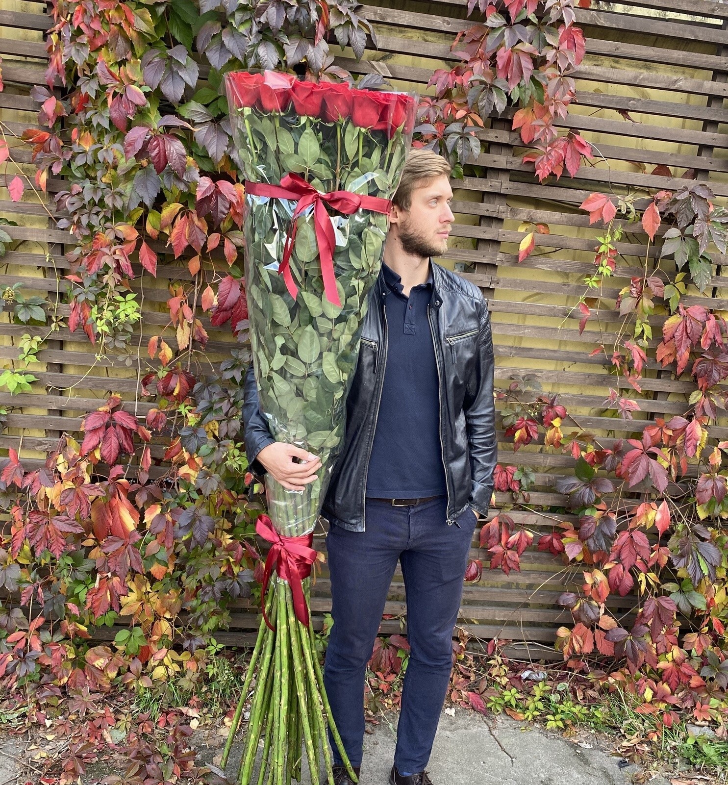 35 роз 180 см Длинные розы 180 см